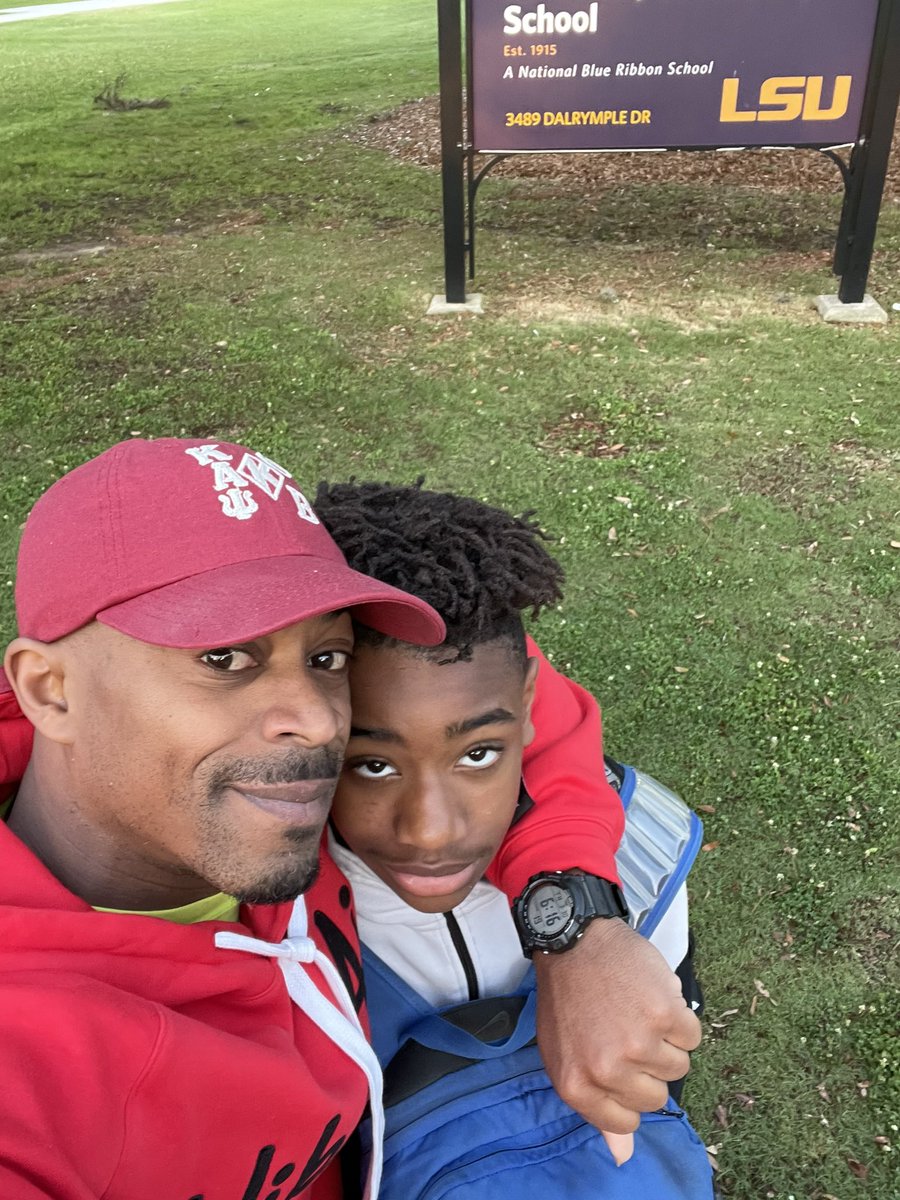 Last time dropping him off at school this school year. With everything going on I just needed to squeeze him before he walked in the building. 
I pray God that you continue to cover him daily🙏🏾
#TheGoodGuys #ProtectTheKids #BeTheChangeYouWantToSee