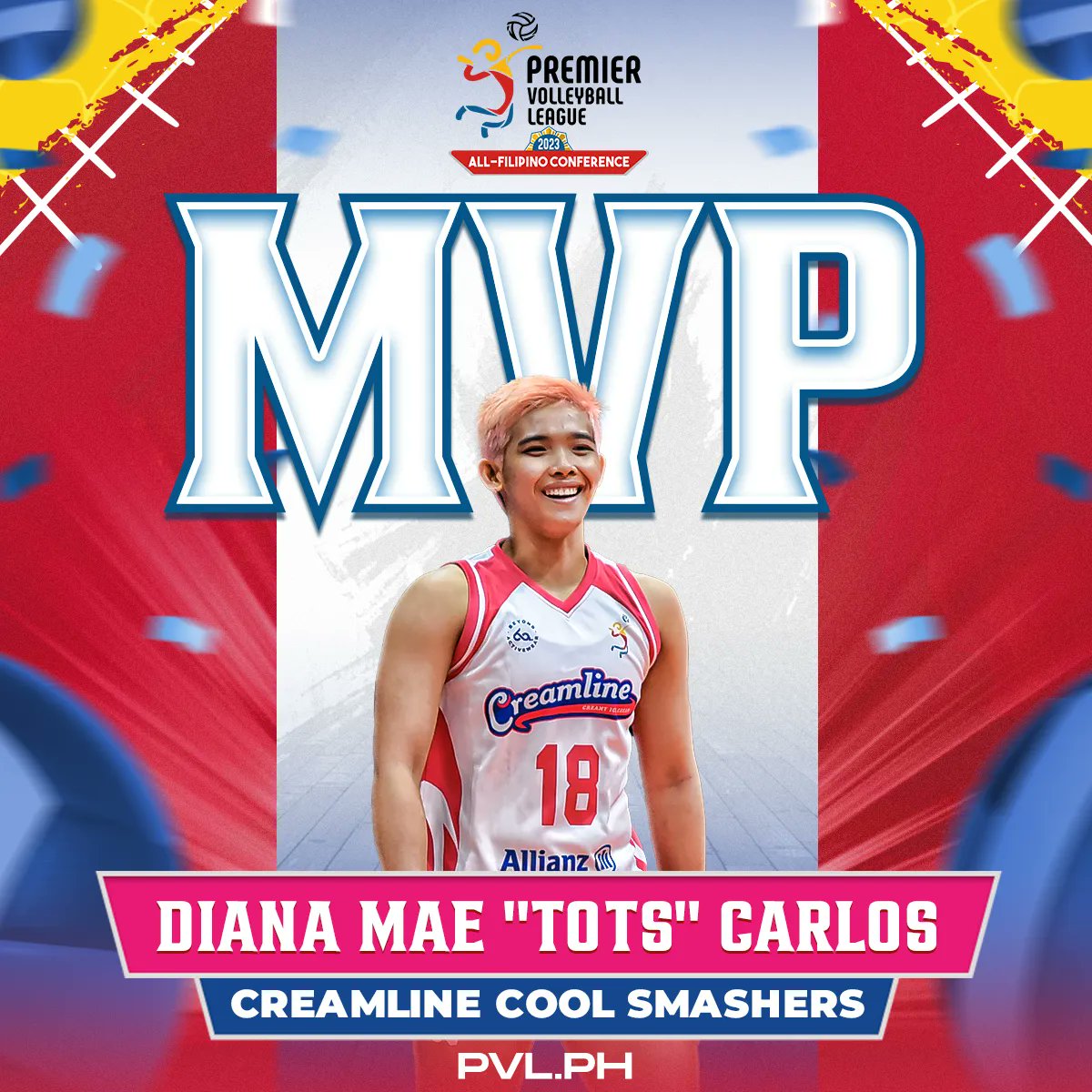 TOTS THE BEST OF THEM ALL!

#PVL2023 #TheHeartOfVolleyball