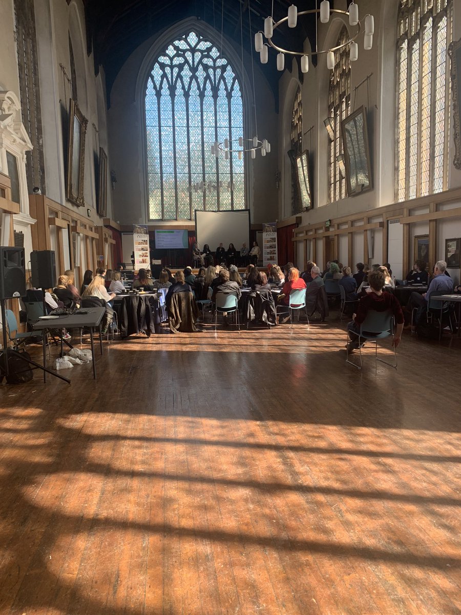 NatJode's tweet photo. The career panel at our #FLOCK day are answering questions from the flock here @thehallsnorwich #pay #rejection #identity #jargon #networks #dayrates https://t.co/UIbgQDiaFd