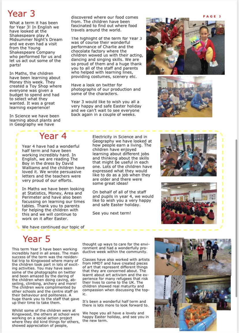HillboroughJun1's tweet photo. Please have a read of our Spring 2 newsletter and have a lovely Easter break. #TeamHJS https://t.co/ELUIzgFeRc