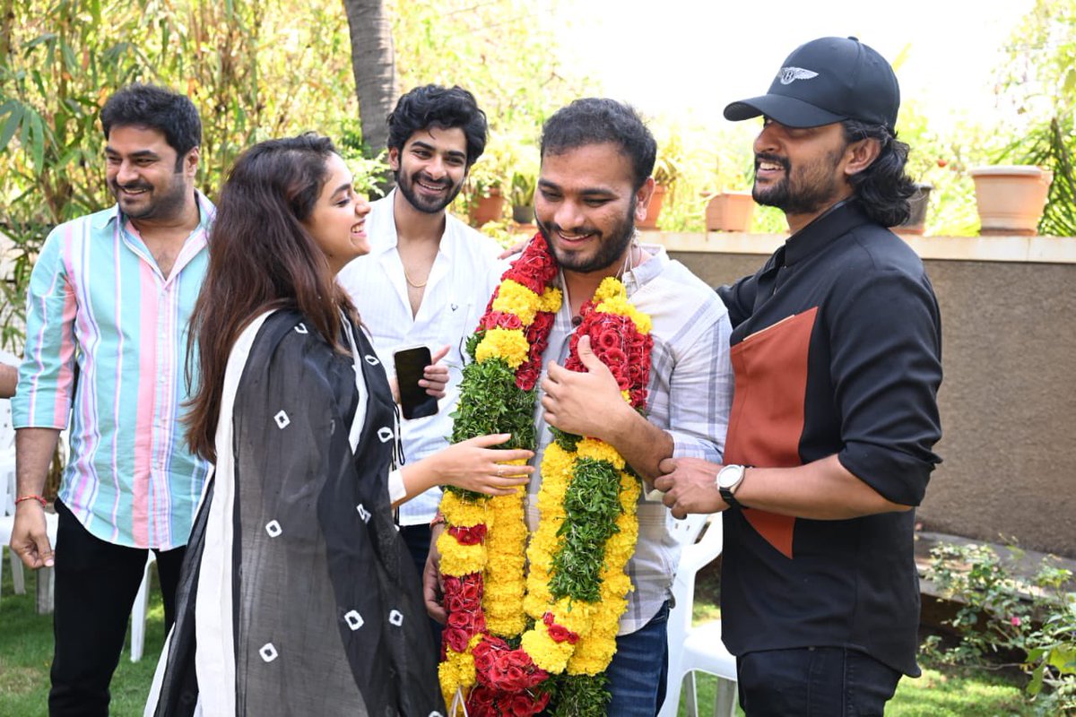 Happy Faces ❤️💥

@KeerthyOfficial @NameisNani @Dheekshiths @odela_srikanth #BlockBusterDasara