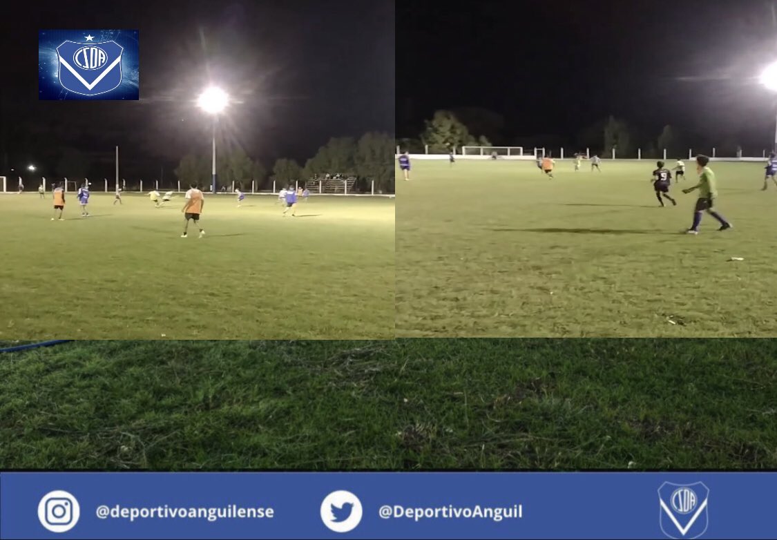 #AnguilenseJuveniles ⚽️ #Cuarta y #Quinta del <a href="/DeportivoAnguil/">Centro Social y Deportivo Anguilense</a> tuvieron la práctica nocturna en el Campo de juego del #MistoReiner 
.
.
.
.
#ELCLUBDELPUEBLO 🔵⚽️🔵