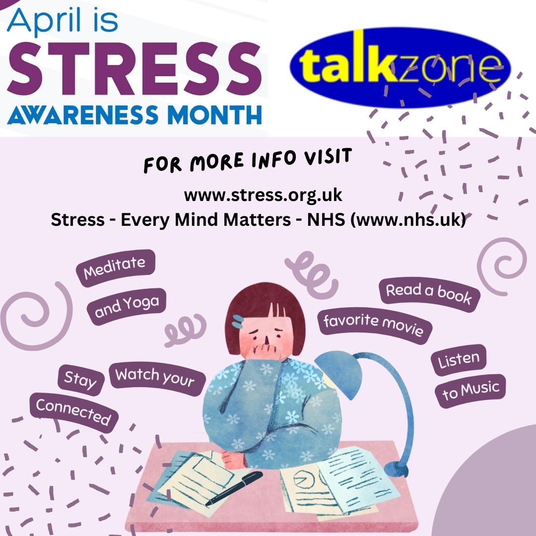 'Stress Awareness Month has been held every April since 1992 to raise awareness of the causes and cures for our modern-day stress epidemic.  Dedicated time to removing the guilt, shame, and stigma around mental health'. (stress.org.uk)