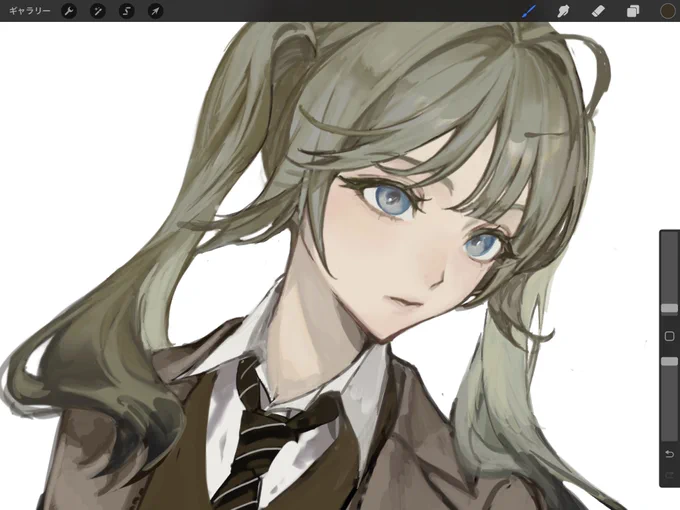 去年くらいに描いた絵をちまちま塗ってる 