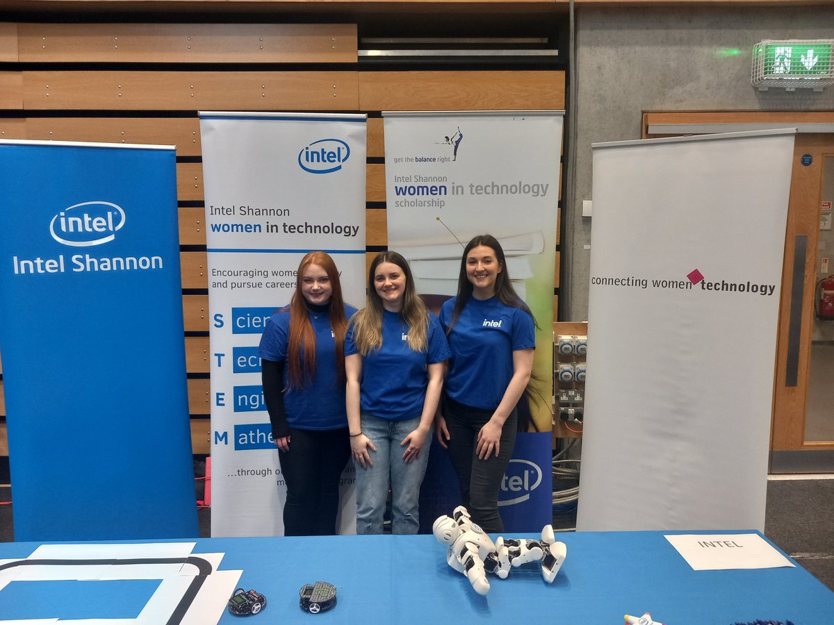 WomenInTechWIT's tweet photo. @Intel_IRL stand at our #womenintech event @BeckyTroy19 @SaoirseODonovan https://t.co/9PE1zwMp3g