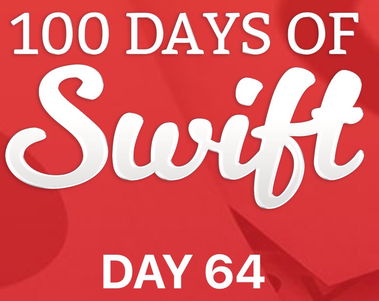 Day 64 of #100DaysOfSwift by @twostraws.
Project 18. Debugging
Topics were:
- assert()
- breakpoints
- view debugging

#Swift #programmingeducation #hackingwithswift #100DaysOfCode #UIKit