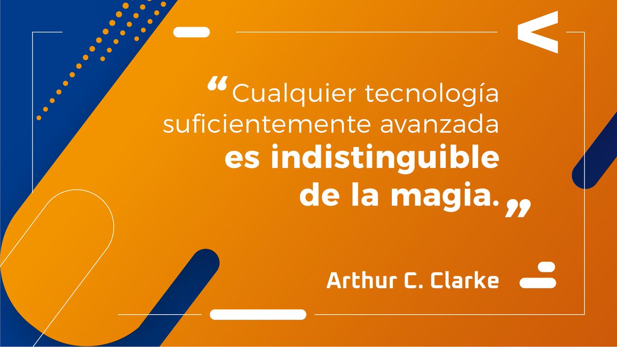 CTNotariado's tweet photo. Detrás de los avances que más nos asombran no hay magia, aunque pueda parecerlo a veces; hay talento, muchas horas de trabajo -a veces años- y una porción generosa de inspiración.
#ArthurClarke #ANCERT #clarke #geek #quotes #frases #techquotes #developers #programadores #tech https://t.co/xreiHkIHWv