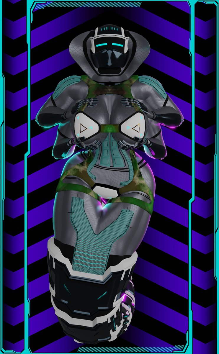 020_SARIA's tweet photo. LAN-IA got an upgrade or two for #MechaMarch day 29~ https://t.co/AeqpvJDDco