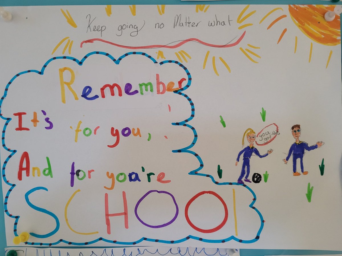 BarnatraSchool's tweet photo. Both classrooms created some beautiful posters for our @ActiveFlag slogans. The active flag committee then chose a winner from each classroom. 
Well done to all!👏
@HealthyIreland @irelandactive https://t.co/XngN4xQ8KO