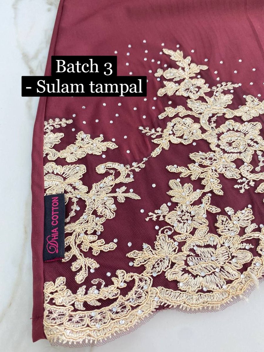 Beza utk kurung plain bersulam bagi batch 1,2 &amp; 3. 

✅️ Ironless (material osaka cotton)
✅️ available sampai saiz 4XL
✅️ Batch 1 &amp; 2 : 16 warna
✅️ Batch 3 : 8 warna

Nk tgk warna apa yg ada boleh terus pm 😘

☎️wa.link/vsz465

Full gambar: t.me/+nWxg4H83G2wzY…