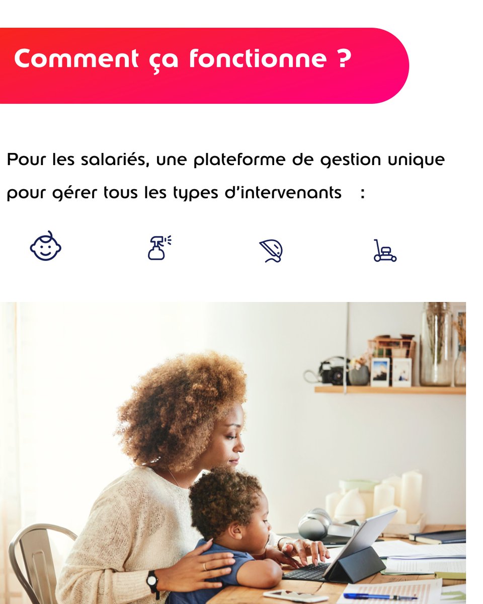 EdenredFrance's tweet photo. Simplifiez le quotidien de vos collaborateurs grâce aux services à la personne, financés en partie ou totalement grâce aux titres CESU. Un dispositif permettant d'équilibrer vie professionnelle et vie personnelle, en bénéficiant d'exonération de charges sociales.
#bienêtre #CESU https://t.co/jvclW00Bwa
