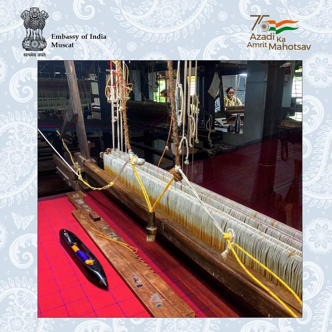 Indemb_Muscat's tweet photo. #IndiaStories
This festive season gift your dear ones the special handloom #KasaragodSaree which is an exclusive Geographical Indication of #Kerala. Make this festive season a memorable one with this exceptional fabric.
#IncredibleIndia #WahGI #GiftaGI https://t.co/Jjavpsf90G