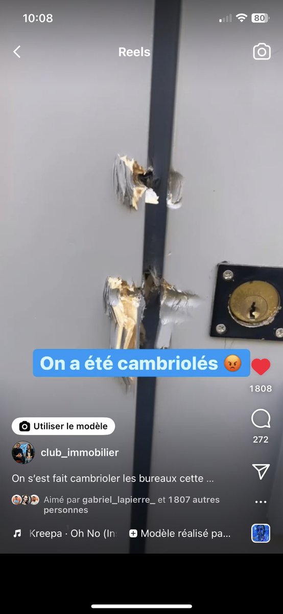 ImmobilierClub's tweet photo. En juin 2022, on s’est fait cambriolé nos bureaux. Vol de tous les ordinateurs, les caméras... Résultat : 20 personnes au chômage technique. 
On est bientôt en avril 2023, on sait qui est le voleur depuis le début (vidéos) mais toujours pas de jugements. 
BRAVO LA 🇫🇷 https://t.co/16jRURElVH