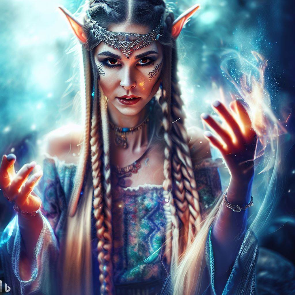 ChristianG1984_'s tweet photo. #bingimagecreator

Prompt:
A real photo of a picture-perfect mystical woman, who is a mixture of elf, fairy and angel. She has long straight hair with braids. She is in a mystical magical environment. She is in the process of summoning a powerful dragon, which ... https://t.co/bTuNC8xMFR