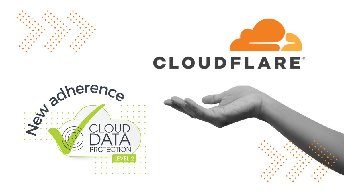 Today we’re excited to welcome <a href="/Cloudflare/">Cloudflare</a> to our public register thus earning the #EUCloudCoC compliance mark!✅

By adhering to the #Code, Cloudflare demonstrates its commitment to ensuring transparent #Data processing.

Read the full press release here: eucoc.cloud/en/detail/pres…