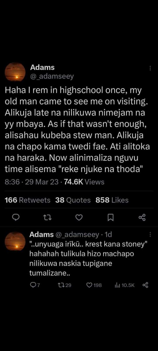 The_unknown254's tweet photo. Aki highschool visitings were on another level 🤣🤣🤣 https://t.co/dvxt8b2ajO