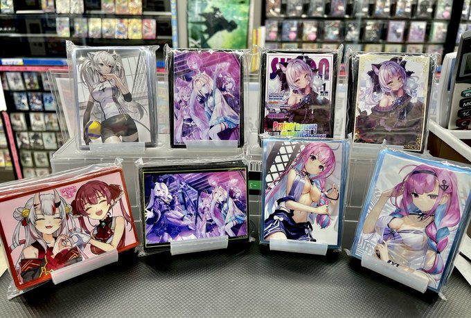 【サプライ入荷情報】🌟ホロライブ🌟キズナアイ🌟着せ恋🌟ブルアカ🌟原神　等スリーブ多数入荷しました！お買い求めは万ホビまで