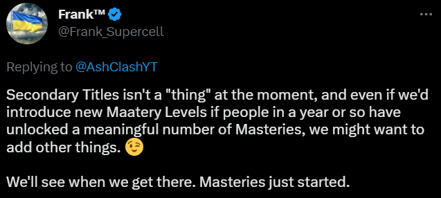 BrawlStarsBTLN's tweet photo. 🌟 More mastery levels are possible!

👀 It seems that there will be other items than the current ones on masteries!

🟥 Check out our other socials: https://t.co/ZVFYEDHLr8

#BrawlStars #MysteryAtTheHub #Masteries #News https://t.co/Qcyeaarrc0