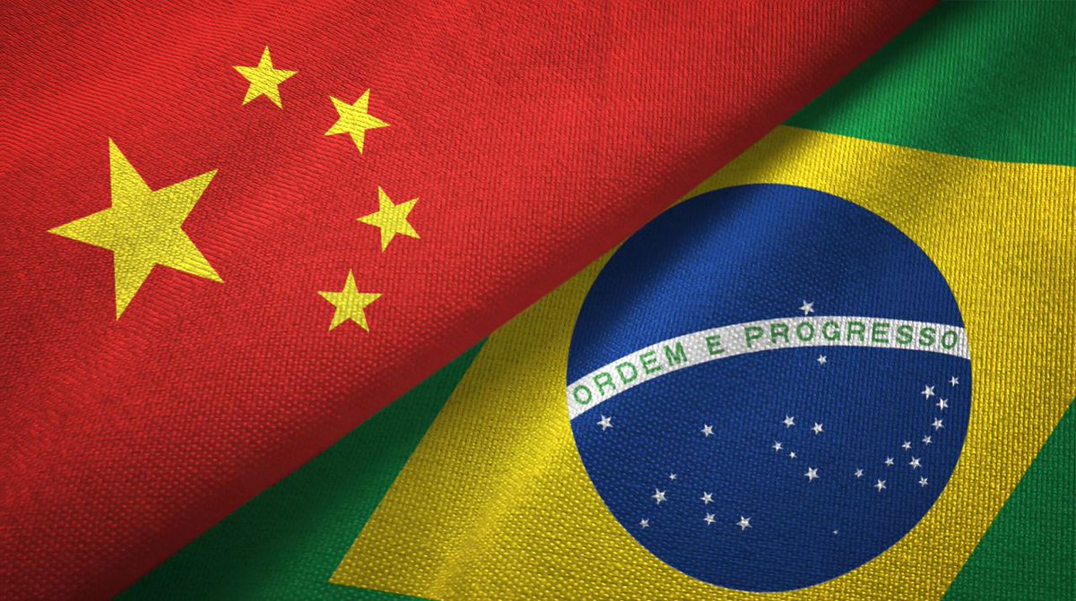 China en Brazilië hebben een deal gesloten om de Amerikaanse #dollar te laten vallen ten gunste van hun eigen valuta bij handelstransacties. Dit zal #China en #Brazilië in staat stellen om direct handels- en financiële transacties uit te voeren en yuan geotrendlines.com/nl/analyses/eu……