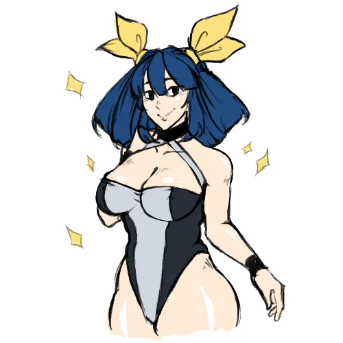 A (very) old Dizzy sketch. I should redraw this sometime. #GUILTYGEAR 