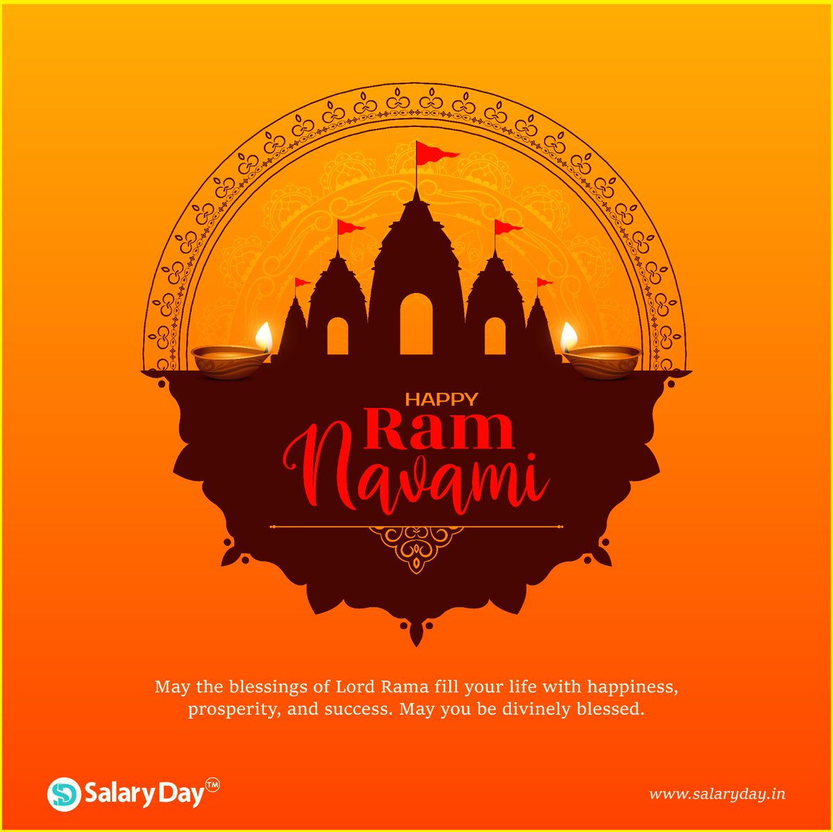 May the divine grace of Lord Rama always be with you and your family. @Salary_Day Wishes you a very happy and prosperous Rama Navami!

#RamNavmi #श्रीराम #HappyRamNavami2023 #ramnavami2023 #JaiShreeRam #JaiSiyaRam #salaryday #salarydayapp
