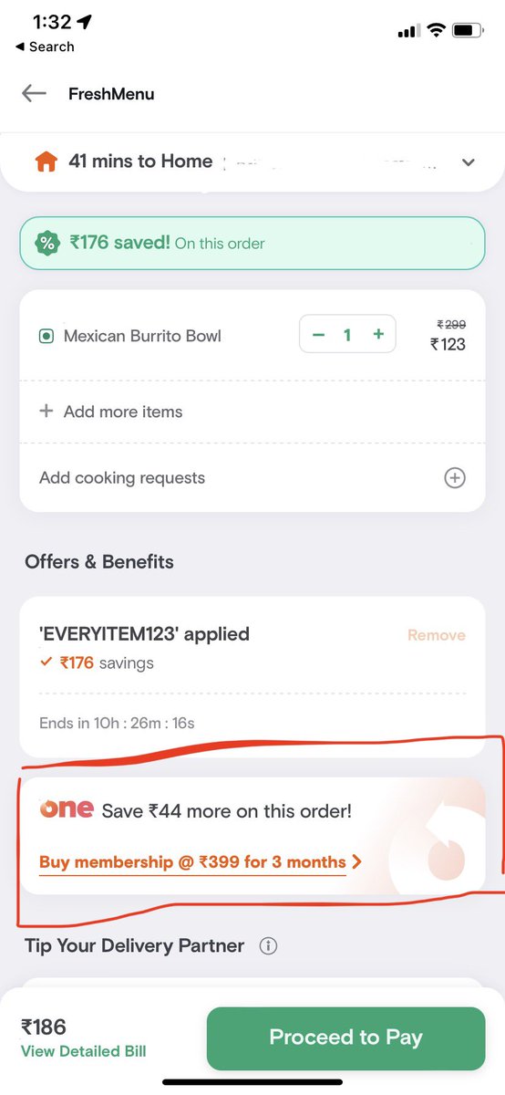 Design choices with dark patterns. I was trying to get some service from <a href="/urbancompany_UC/">Urban Company</a> and encountered this- 

• No explicitly selected state that communicates which plan is selected

• Auto selected a premium plan with big Proceed CTA and to continue without a premium plan,