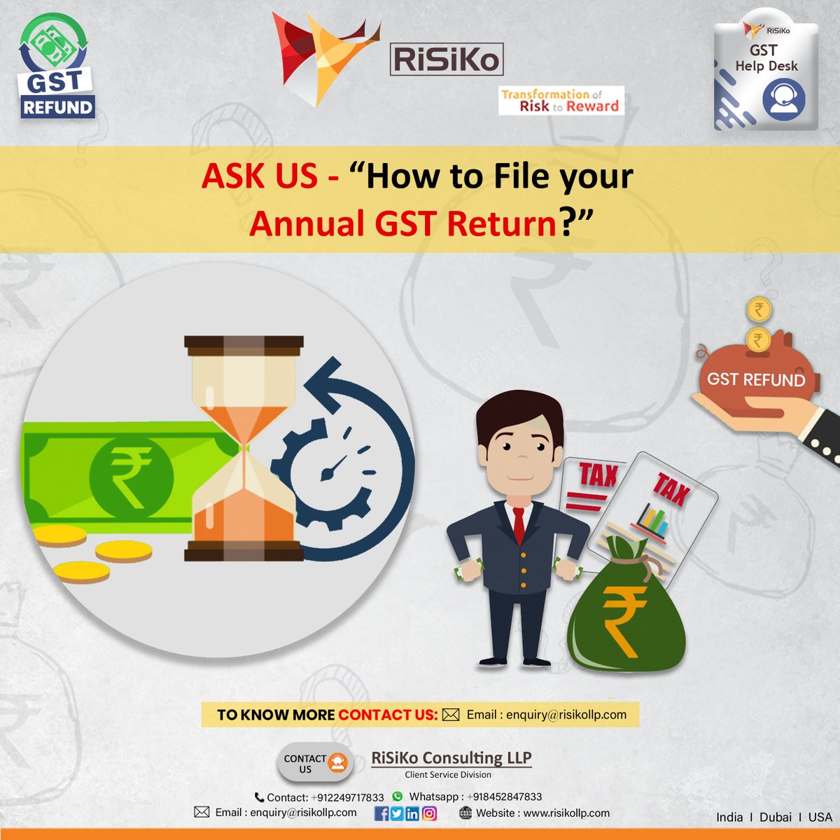 How to file your annual GST Return ?

Contact us-
enquiry@risikollp.com
.
.
.
.
.
#Risikollp #gst #annualgst #return #ca #Consulting #advisory #financial #accounting #returnfiling #business #management #startup #crsisimanagement #foresenic #newstartup #india