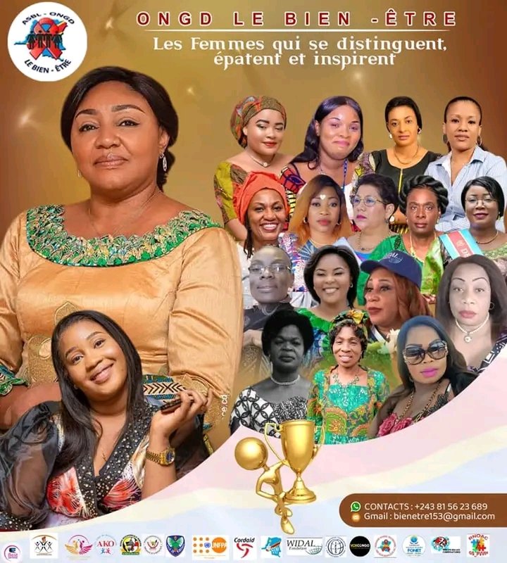 denise_kabongo's tweet photo. Spécial clôture du mois de la femme🏆🥇
Merci à la l'ONGD le Bien être pour ce trophé 🙏🏾
#fdkl
#ONGD_le_bien_être
#kinshasa https://t.co/ETWahVWgwX