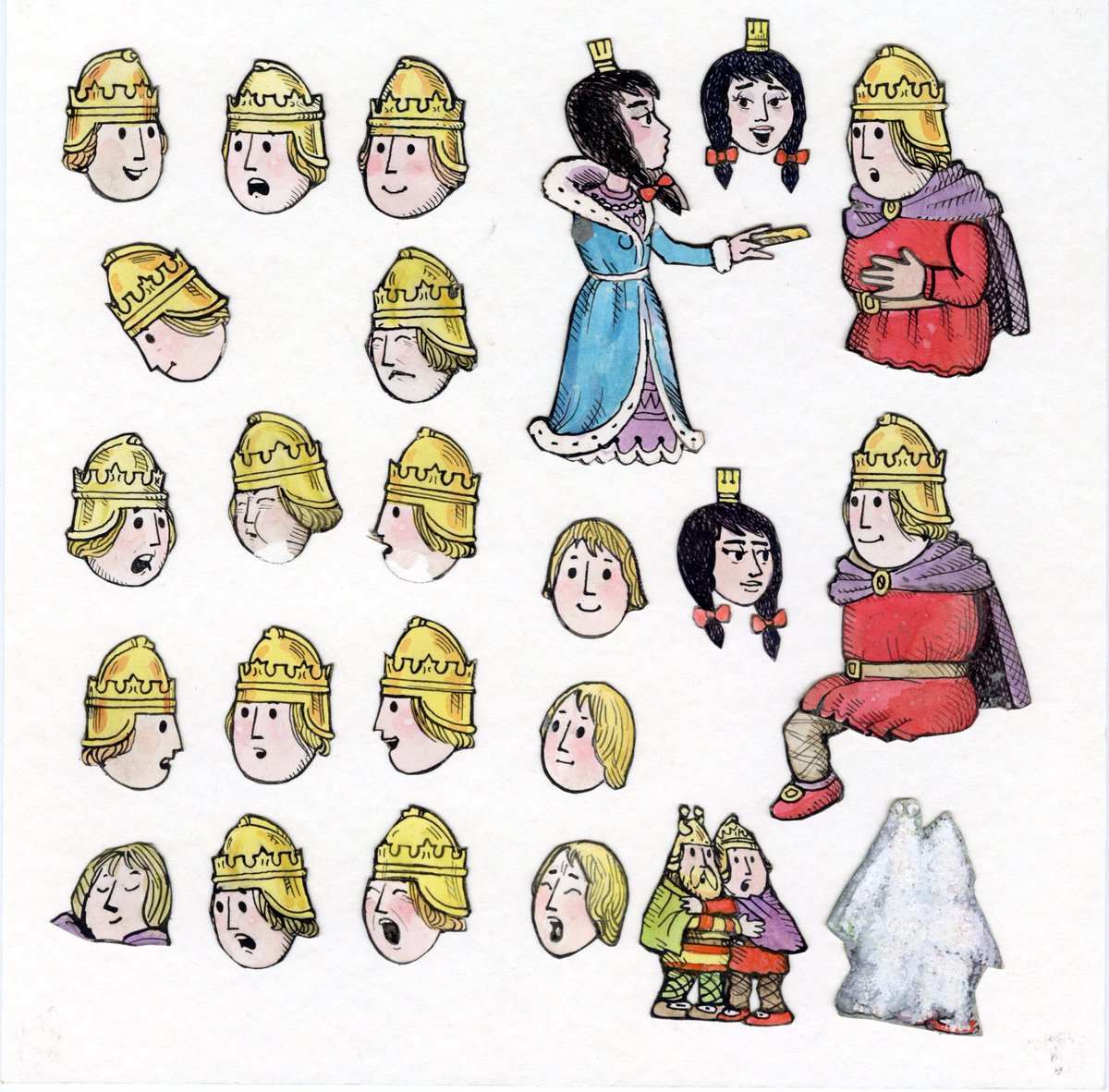 The_Beaney's tweet photo. ✂️ These handmade cut out characters were how Peter Firmin & Oliver Postgate create the Saga of #NogginTheNog and gave the characters a range of expressions!
📍See the original hand made designs in the Smallfilms Gallery at The Beaney.
#Animation #Smallfilms #BBC https://t.co/s0CmoT7YKp