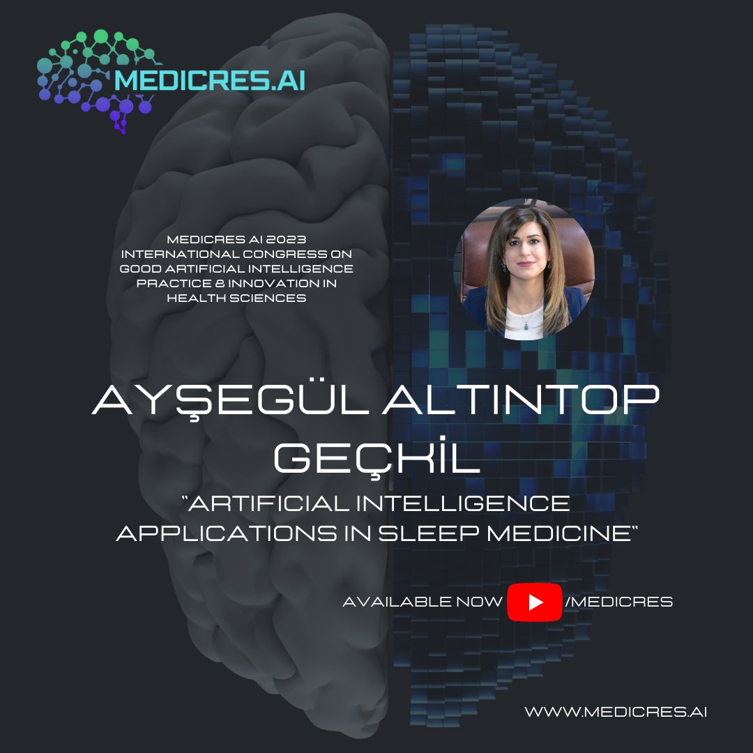 MedicReS's tweet photo. #MEDICRESAI2023 | #INTERNATIONALCONGRESS ON GOOD #ARTIFICIALINTELLIGENCE PRACTICE &amp; #INNOVATION IN #HEALTHSCIENCES

AVAILABLE IN 120 LANGUAGES ON YOUTUBE NOW! https://t.co/stMH75bWFA
#MedicReS #MachineLearning #ClinicalResearch #SleepMedicine #ChestDiseases #AyşegülAltıntop https://t.co/xh7jMUTI4t