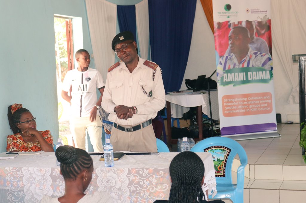 Happening now:#uchaguziBilaBala we are honoured to have the Sub-chief who has been on the frontline in strengthening peaceful cohesion to reduce election conflicts.supported by <a href="/SFCG_Kenya/">Search for Common Ground Kenya(@SFCG_Kenya)</a> curtesy of the #uchaguziBilaBala  project funded by <a href="/EUinKenya/">European Union In Kenya</a> 
#AmaniDaima