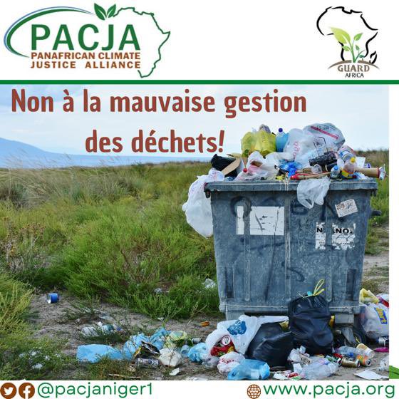 📢mauvaise gestion des déchets 🚮🚮domestiques contribue à la dégradation et à pollution de l'environnement mais aussi la perte de la biodiversité🦋🐑🐑🦆🦆🦜🐝
✅Il est donc crucial de bien gérer ces déchets en commençant par le recyclage♻️♻️♻️
<a href="/PACJA1/">PACJA</a> <a href="/pacjaci/">PACJA CI</a> <a href="/pacja_niger/">PACJA NIGER</a>