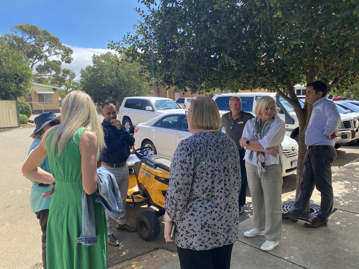 baker_spb1's tweet photo. Early flight to Geraldton to work with the 3 Streamer School Network Principals today. Our meeting plus a tour of the school was time well spent. Our day finished with a tour of the Cathedral. Thanks to David and his staff at St Lawrence’s for the hospitality.@baker_spb1 https://t.co/21Qetz3pB2