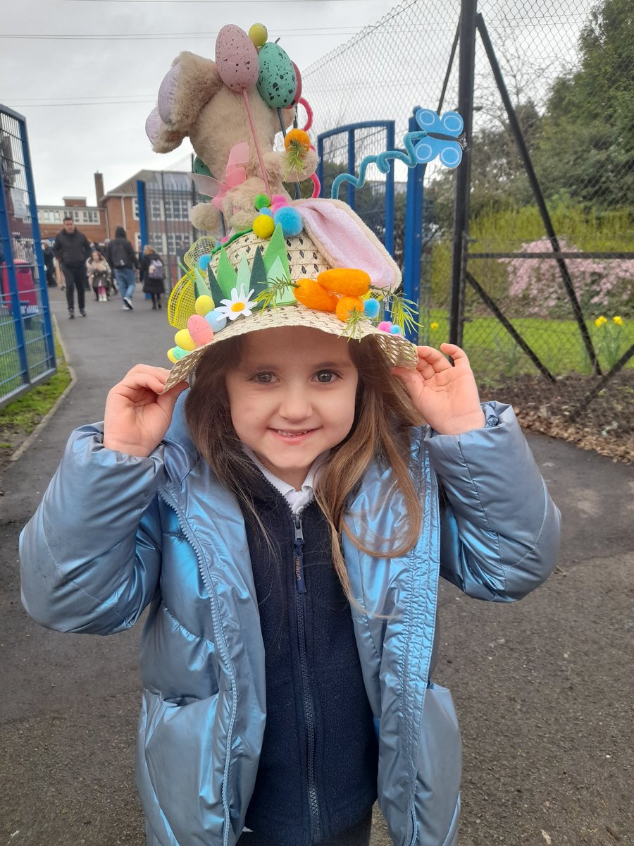 Some wonderful Easter bonnets being worn today. Well done everyone.