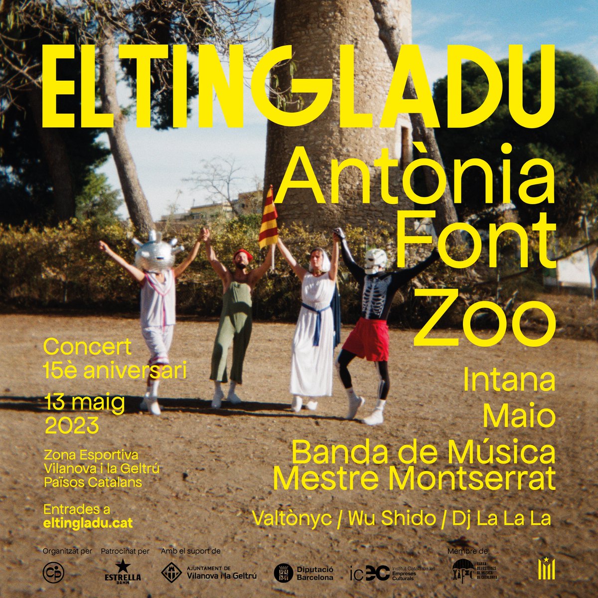🎶 Vols guanyar una ENTRADA DOBLE pel FESTIVAL EL TINGLADU?

⚡️ Segueix <a href="/elsuplement/">El suplement</a> i <a href="/eltingladu/">El Tingladu</a>, fes RT i podràs entrar en el sorteig!