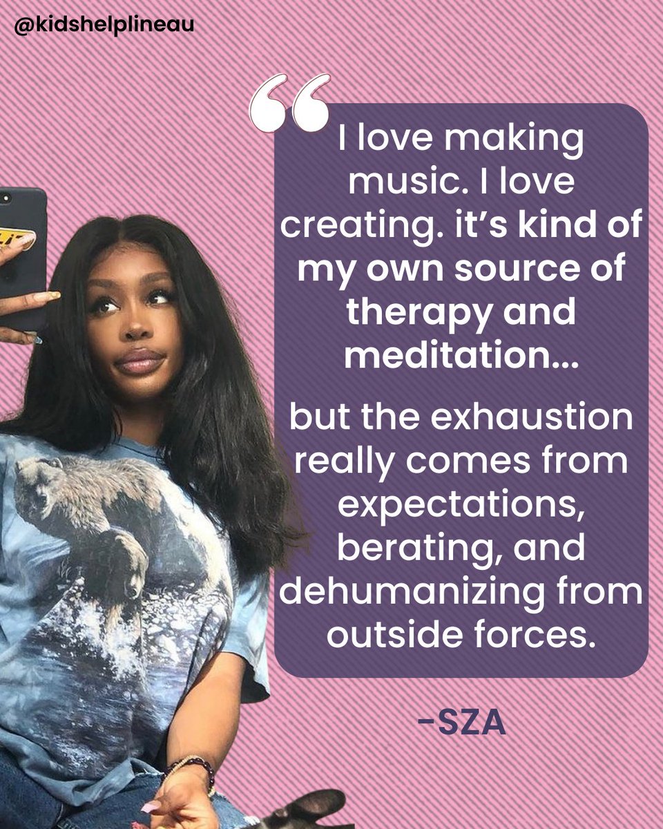 Channelling emotions into art is defs something we can get around! 😍 #Sza #MentalHealth