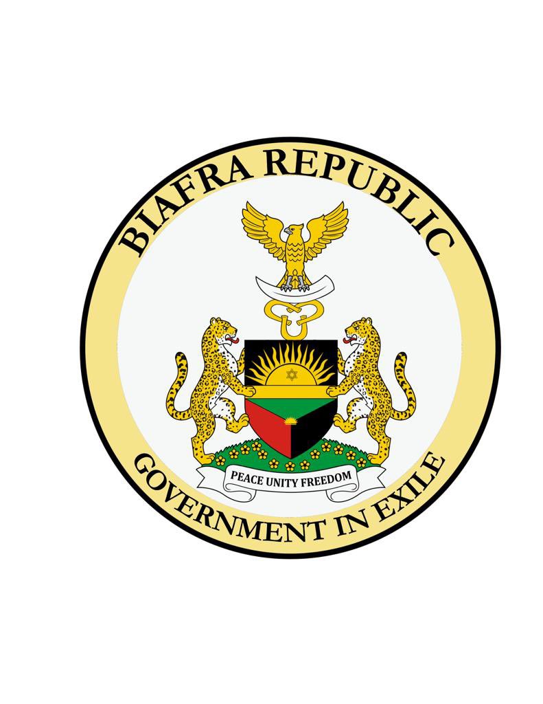 BIAFRA REPUBLIC GOVERNMENT IN EXILE COAT OF ARM AND LIAISON/ BIAFRA HOUSE IN USA. THE HOUSE FOR BIAFRA LIBERATION INTERNATIONAL POLITICKING AND DIPLOMATIC MOVES