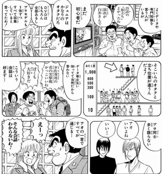 こち亀の有名なやつなんだけど「プロ同士多く語らない」これはサバゲーやミリタリーが趣味の人にも言えるよね 