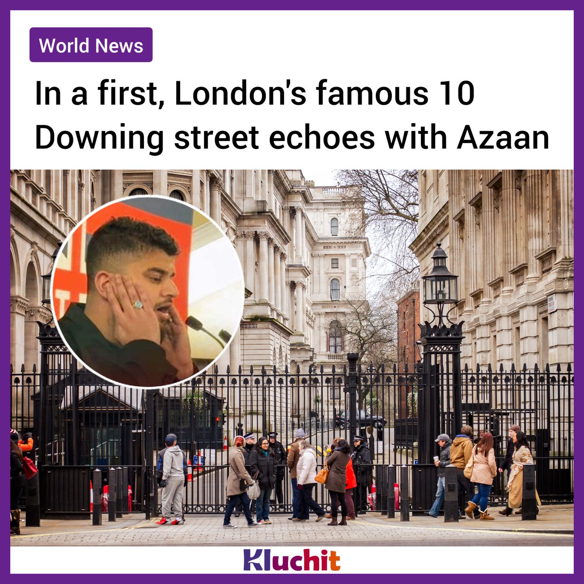KluchitMag's tweet photo. In a first, London's 10 Downing
street echoes with Azaan

Read More: https://t.co/xnfBYdMMjn

.

.

#10downingstreet #london #muslims #ramadan #kluchit https://t.co/fMREPgUml5
