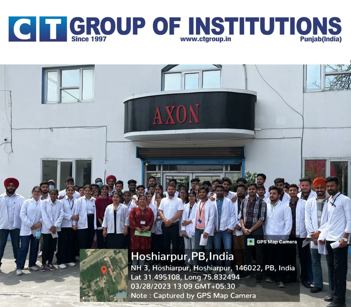 CTGroupshahpur's tweet photo. CT Group of Institution south campus shahpur B-Pharma 6th sem students visited "AXON Laboratories"Hoshiarpur.

#ctgroup #shahpur #bestcollege #jalandhar #punjab #saga #festevent #ctshahpur #ctevent #jalandharpunjab #bestplace #punjabevent  #ctfamily #ccpc #lab #industryvisit https://t.co/vvGyPoyxG6