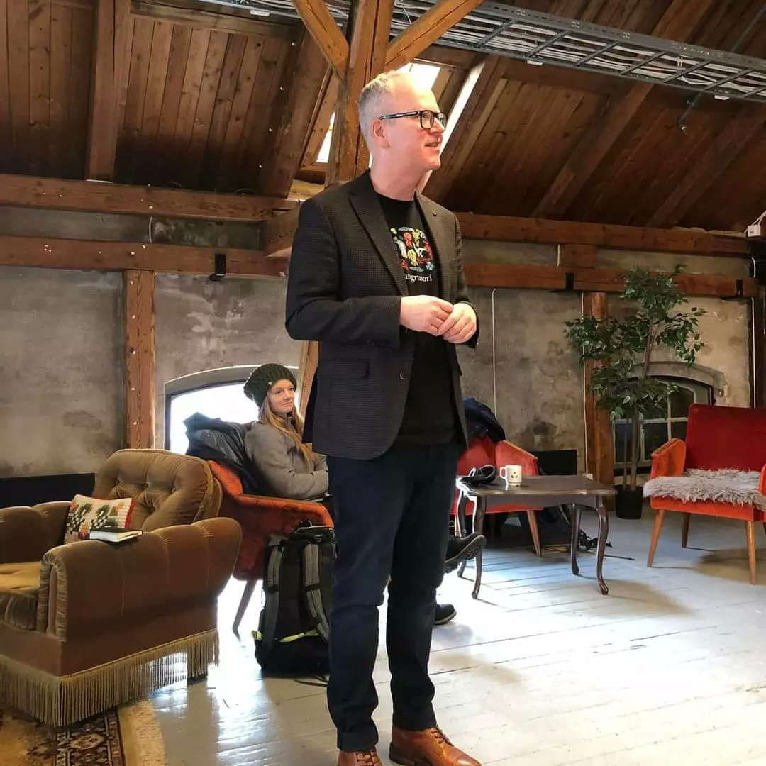 HayatAlshaif's tweet photo. 29 th March I gave a presentation about Yemen as free city photographer in collaboration with ICORN and Stavanger University. Thank you Helge Lunde for the invitation, the Free to Work seminar on freedom of expression and artistic freedom. https://t.co/FOI8iCTlKD