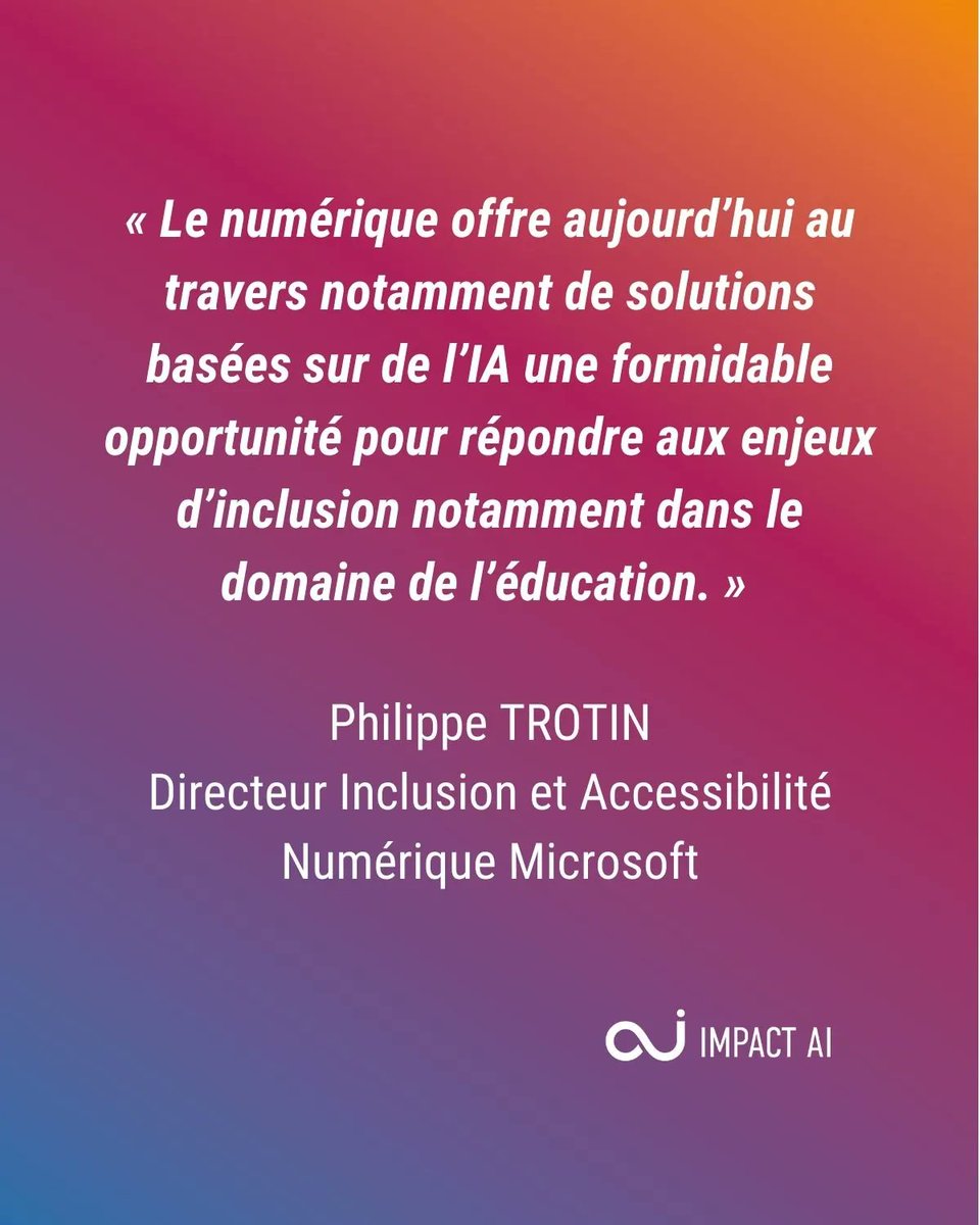 impactaiFrance's tweet photo. Il vient de sortir ! 
Notre Livre Blanc issu du partenariat entre Impact AI et #EdTech France avec des chiffres clés sur la formation des personnes en situation de #handicap, des témoignages et des solutions avérées d’#IA.
Téléchargez-le ici ➡️ https://t.co/Jxdz5DMYgA https://t.co/dbDJz0NT9U