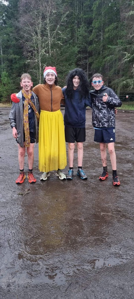 Fantastic fun at our pre awards night trail run in Culbokie on Tuesday night. Rain, mud and silly costumes - what's not to love!!