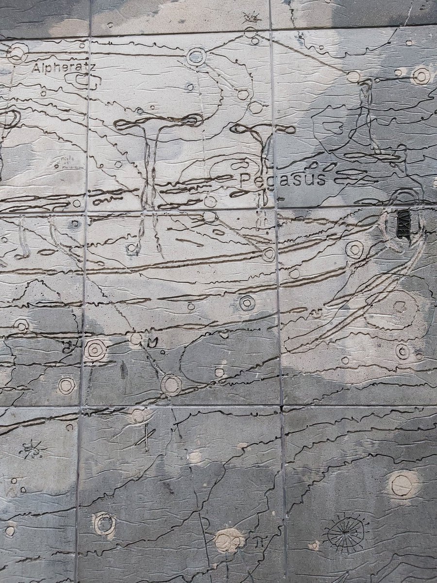 kamfinsa's tweet image. I walk past Grace Weir&apos;s Cloud Star Boat Map mural most mornings (opposite @gutterbookshop), and it always reminds me that #ThePlough is the only constellation I can confidently recognise. Day 89, done. #CelestialNavigation #WhatIsTheStars #100DaysOfWalking @NTBreakfast