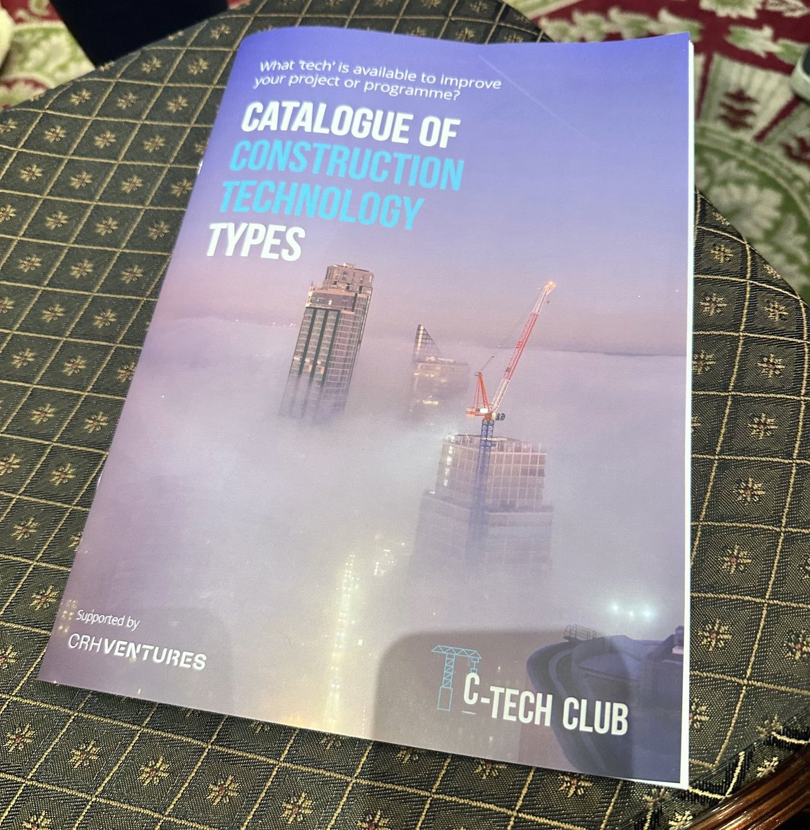Great networking event last night and insight into the exciting and innovating things happening in #construction #technology. 

Thanks to <a href="/CTechClub1/">C-Tech Club</a> for putting on a great event for the launch of Catalogue of Construction Technology Types.