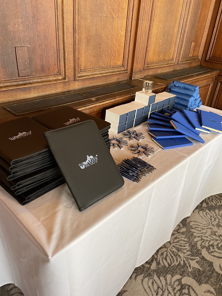 All set up for the UKWF's AGM and Regional Meeting today. Looking forward to seeing our members for what promises to be a fantastic afternoon of presentations and discussion about our industry and our future plans!