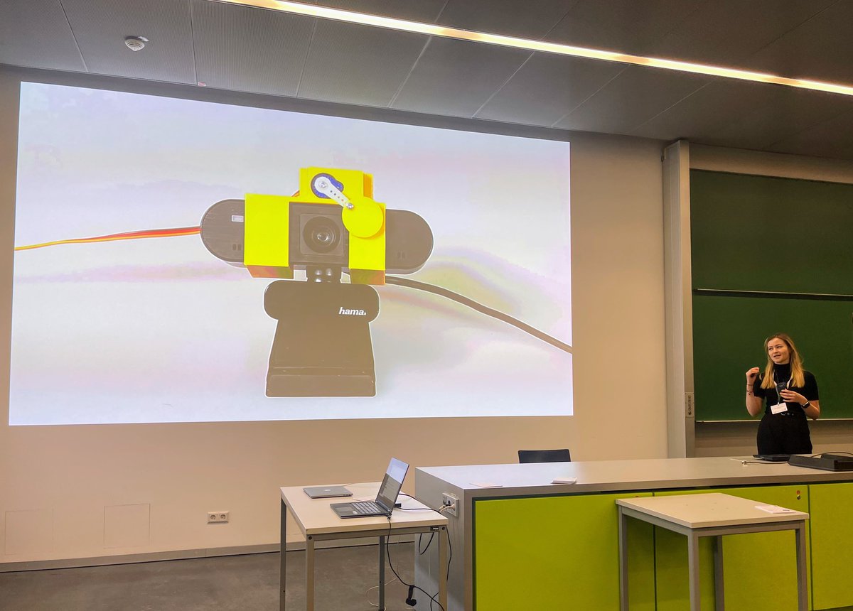 Next up at the German Pre-CHI 2023 event, @maxiwindl presenting her #CHI2023 paper on “Investigating Tangible Privacy-Preserving Mechanisms for Future Smart Homes.” Work conducted together with <a href="/albrechtschmidt/">Albrecht Schmidt</a> and <a href="/sebastian_feger/">Sebastian Feger</a> #GermanPreCHI @GermanHCI