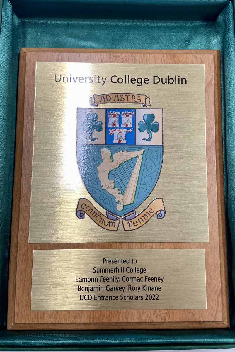 cicsummerhill's tweet photo. A huge congratulations to our UCD entrants (2022) award recipients 

Photo L to R:-

Eamonn Feehily 
Cormac Feeney
Rory Kinane

Missing from photo: - Benjamin Garvey                           
#realisingourpotential #CIC https://t.co/PpZcuaNSdL