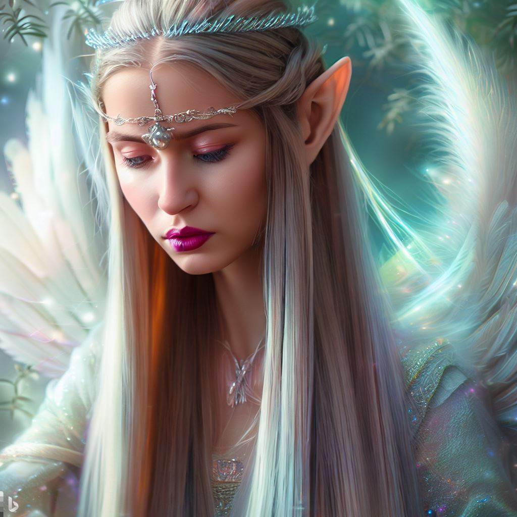 ChristianG1984_'s tweet photo. #bingimagecreator

Prompt:
A real photo of a picture-perfect mystical woman, who is a mixture of elf, fairy and angel. She has long straight hair with braids. Her eyes are shining and glowing magically. She wears a long fairy-like feathery magical robe. She has white ... https://t.co/OLccPX5AxY