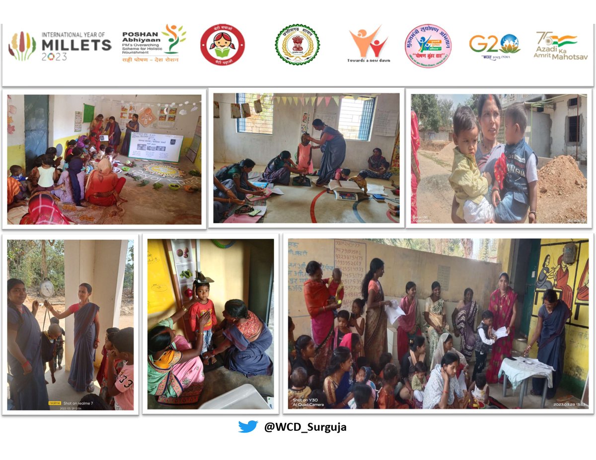 WCD DEPARTMENT SURGUJA (@wcd_surguja) on Twitter photo рдкреЛрд╖рдг рдкрдЦрд╡рд╛рдбрд╝рд╛ рдХреЗ рдЕрдВрддрд░реНрдЧрдд <a href="/SurgujaDist/">Surguja</a> рдореЗрдВ рд╕реНрд╡рд╕реНрде рдмрд╛рд▓рдХ/рдмрд╛рд▓рд┐рдХрд╛ рд╕реНрдкрд░реНрдзрд╛ рдХреЗ рддрд╣рдд 06 рд╡рд░реНрд╖ рдЖрдпреБ рддрдХ рдХреЗ рд╕рднреА рдмрдЪреНрдЪреЛрдВ рдХрд╛ рд╡рдЬрд╝рди,рдорд╛рдк, рд╡рд┐рдХрд╛рд╕ рдирд┐рдЧрд░рд╛рдиреА рдЖрджрд┐ рдХрд┐рдпрд╛ рдЬрд╛ рд░рд╣рд╛ рд╣реИ рдФрд░ рдЧрд░реНрднрд╡рддреА рдФрд░ рд╢рд┐рд╢реБрд╡рддреА рдорд╛рддрд╛рдУрдВ рдХреЛ рд╕реБрдкреЛрд╖рд┐рдд рдЖрд╣рд╛рд░ рдХреА рдЖрд╡рд╢реНрдпрдХрддрд╛ рдХреЗ рд▓рд┐рдП рдЬрд╛рдЧрд░реВрдХ рдПрд╡рдВ рдкреНрд░реЛрддреНрд╕рд╛рд╣рд┐рдд рдХрд┐рдпрд╛ рдЬрд╛ рд░рд╣рд╛ рд╣реИ l <a href="/MinistryWCD/">Ministry of WCD</a> <a href="/WCDCgGov/">WCD Department CG</a> рдкреЛрд╖рдг рдкрдЦрд╡рд╛рдбрд╝рд╛ рдХреЗ рдЕрдВрддрд░реНрдЧрдд <a href="/SurgujaDist/">Surguja</a> рдореЗрдВ рд╕реНрд╡рд╕реНрде рдмрд╛рд▓рдХ/рдмрд╛рд▓рд┐рдХрд╛ рд╕реНрдкрд░реНрдзрд╛ рдХреЗ рддрд╣рдд 06 рд╡рд░реНрд╖ рдЖрдпреБ рддрдХ рдХреЗ рд╕рднреА рдмрдЪреНрдЪреЛрдВ рдХрд╛ рд╡рдЬрд╝рди,рдорд╛рдк, рд╡рд┐рдХрд╛рд╕ рдирд┐рдЧрд░рд╛рдиреА рдЖрджрд┐ рдХрд┐рдпрд╛ рдЬрд╛ рд░рд╣рд╛ рд╣реИ рдФрд░ рдЧрд░реНрднрд╡рддреА рдФрд░ рд╢рд┐рд╢реБрд╡рддреА рдорд╛рддрд╛рдУрдВ рдХреЛ рд╕реБрдкреЛрд╖рд┐рдд рдЖрд╣рд╛рд░ рдХреА рдЖрд╡рд╢реНрдпрдХрддрд╛ рдХреЗ рд▓рд┐рдП рдЬрд╛рдЧрд░реВрдХ рдПрд╡рдВ рдкреНрд░реЛрддреНрд╕рд╛рд╣рд┐рдд рдХрд┐рдпрд╛ рдЬрд╛ рд░рд╣рд╛ рд╣реИ l <a href="/MinistryWCD/">Ministry of WCD</a> <a href="/WCDCgGov/">WCD Department CG</a>
